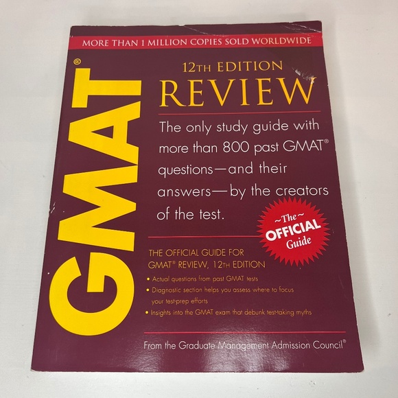 The Official Guide for GMAT Review, 12th Edition -‎ Paperback - GOOD - Picture 1 of 8
